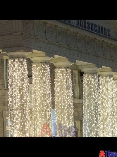 Занавес 2*1.5 м, БЕЛЫЙ ХОЛОДНЫЙ, IP54 Мерцание