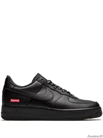 Nike Air Force 1 Supreme  Black/Черные Мужские (41-45)