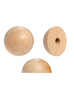 Окончание поручня из дерева. Бук