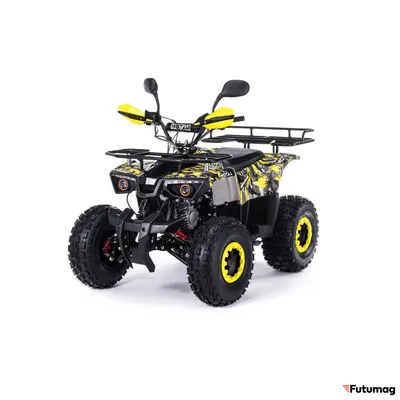 Квадроцикл Motax ATV Grizlik Super Lux 125 сс (AB) Желтый-камуфляж