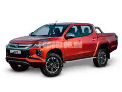Пороги на Fiat Fullback Slim Silver