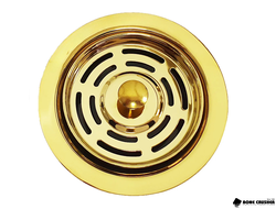 Фланец BoneCrusher в мойку в цвете "яркое золото" для BC910/ 910 Slim/ BC810/ ВС610