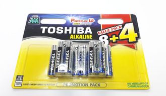 Батарейка щелочная Toshiba LR03/12BL 12 штук