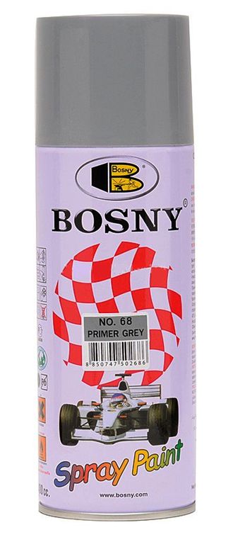 Грунт серый №68 300г  аэрозольная Bosny