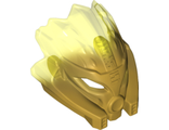 Bionicle Mask of Stone Unity with Marbled Trans-Neon Green Pattern, Pearl Gold (24157pb02 / 6135035)