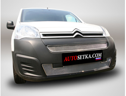 Premium защита радиатора для Citroen Berlingo (2015-2019) из 2-х частей