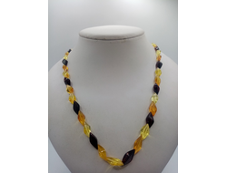 Бусы камнерезные "Змейка"