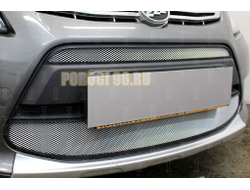 Защита радиатора Lifan X50 2015- (2 части) chrome