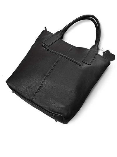 (АРТИКУЛ: 10032/0/82) СУМКА ЖЕНСКАЯ БОЛЬШАЯ, НАТУРАЛЬНАЯ КОЖА, ЧЕРНАЯ, С КОШЕЛЬКОМ, РУЧКИ ЧЕРЕЗ ПЛЕЧО