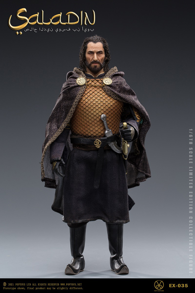 Саладин, Салах ад-Дин ("Царствие Небесное") - Коллекционная ФИГУРКА 1/6 "Nothing, Everything” Saladin Fine copper handmade armor (EX035) - POPTOYS