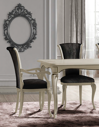 СТУЛ С ПОДЛОКОТНИКАМИ 7611 PUCCINI (L60*P48*h104) CASA+39