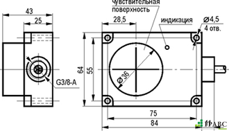 Индуктивный датчик ISN ImP-11-16-LZ