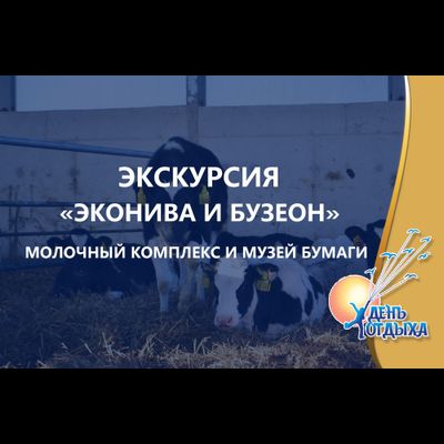 Экскурсия «на "ЭкоНиву" (молочный комплекс) и музей бумаги "Бузеон»