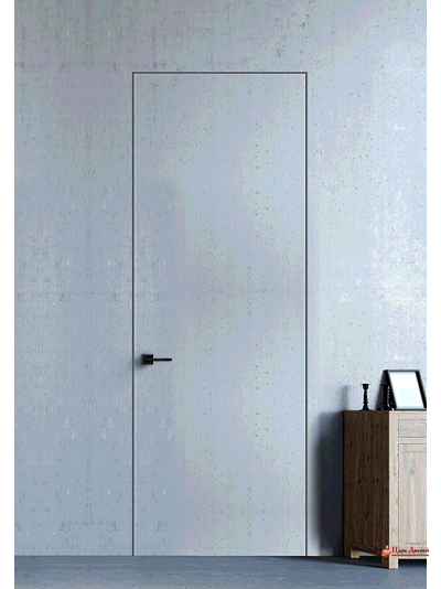 Дверь невидимка 40 мм скрытого монтажа CARDA INVISIBLE с кромкой хром