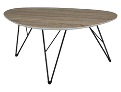 Стол журнальный WOOD85 #4 дуб серо-коричневый винтажный M-city