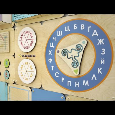 Азбука речи настенная панель для кабинета логопеда