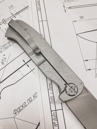 Складной нож Чиж NEXT сталь Elmax, рукоять G10, цвет тан