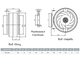 Канальный вентилятор ВККм 160 мм на 660  м3/ч