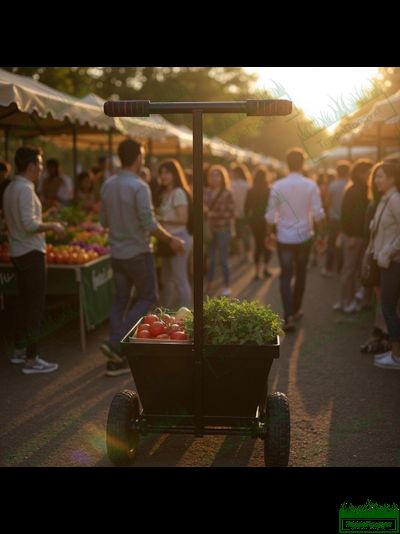 Тачка комовоз "ТАНК" Z-300МД  для перевозки растений в горшках до 300кг