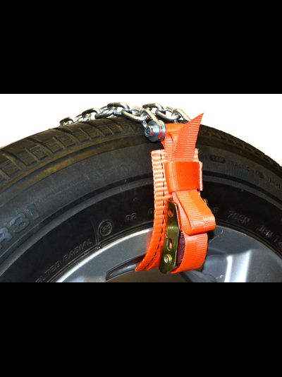 Комплект браслетов противоскольжения Secura 4WD R12-R15 со стальным замком для легковых а/м массой до 1500 кг, 4 шт