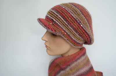 Разноцветная бордовая кепка Vizio Италия 8013 W