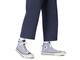 как смотрятся на ногах кеды Конверс, Кеды Converse Chuck 70 Crafted Stripe Hi Top голубые высокие в