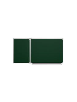 ДВУХЭЛЕМЕНТНАЯ ШКОЛЬНАЯ ДОСКА (МЕЛ) ЭМАЛИРОВАННЫЙ