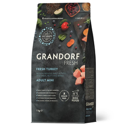 Grandorf Fresh сухой корм для собак мелких пород с индейкой и бататом, 1 кг