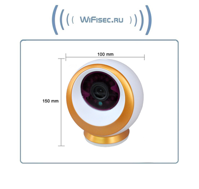 EtongSS WiFi видеоняня/IP видеокамера, моторизированная, с DVR. Full HD 3Mp