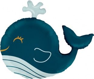 Шар (36&#039;&#039;/91 см) Фигура, Счастливый кит, 1 шт. в уп.