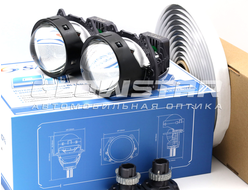 Светодиодные билед линзы для Jeep Grand Cherokee (2013-2018) AFS Тип 3 Sariti S1 Plus + герметик Hot Pro
