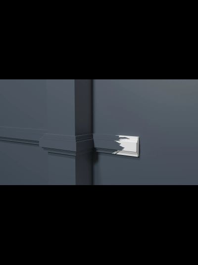 Молдинг Decor Dizain DD623, дюрополимерный, влагостойкий, под покраску, длина 2 м