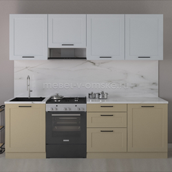 ЛЕ5016 Кухня Берген №4 (1800+600). Размер: 1800+600*600