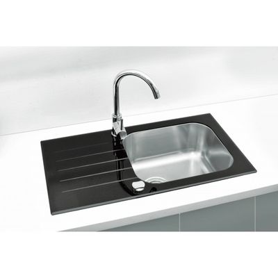 Мойка Alveus Vitro 20 черное стекло