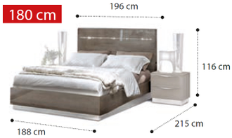 Кровать "Legno" 180х200 см