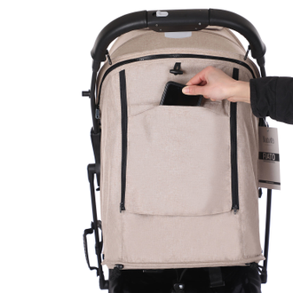 Коляска прогулочная Nuovita Fiato Beige, Nero/Бежевый, Черный