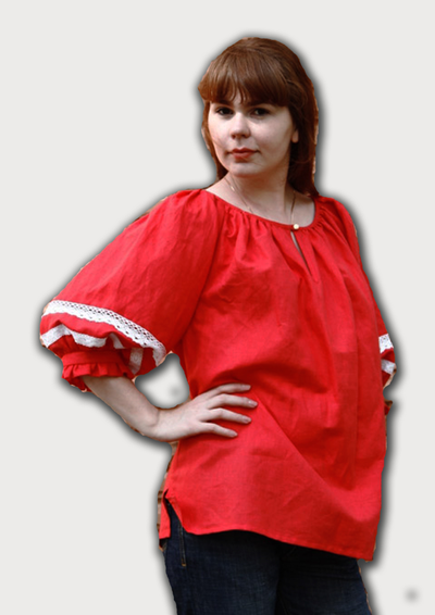 Блуза -Крестьянка