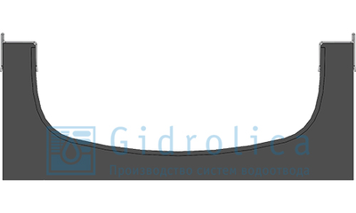 Лоток Gidrolica Standart Plus, h102, DN200, C250