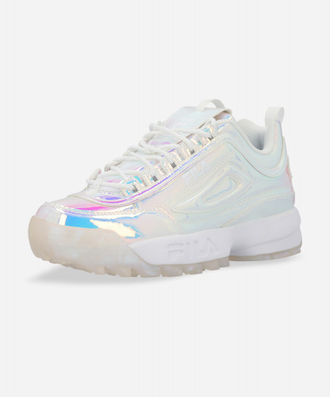 White fila shoes disruptor 2025
