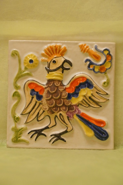 Феникс (изразцовая плитка)