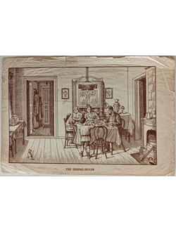 "Столовая" гравюра 1920-е годы