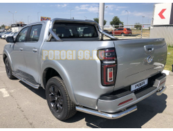 Защита заднего бампера угловая d60 для Great Wall Poer 2021-