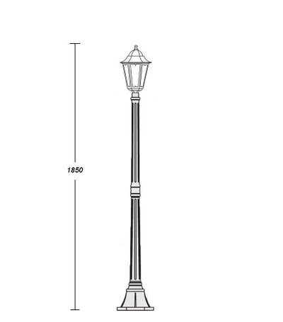 Садово-парковый светильник серии  Petersburg  M Bg