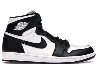 Air jordan 1 retro black and white top