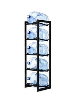 Стеллаж под 5 бутылей (черный)