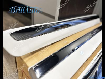 Молдинги Lexus LX 570 белые с хромом 2007-2015