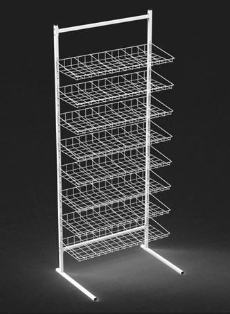 Стеллаж для специй на 8 корзин 6 секций