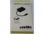 Card reader OTG Mobile S-MCR 517 USB + USB вход мicro SD/MC/MMC/M2/TF (гарантия 1 месяц)