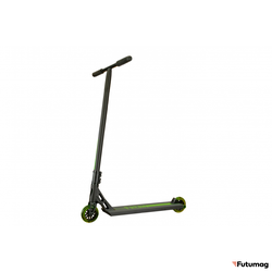 Трюковый самокат TechTeam Freak черно-зеленый