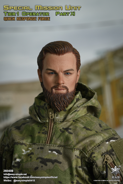 БОЕЦ СИЛ СПЕЦИАЛЬНЫХ ОПЕРАЦИЙ США - Коллекционная ФИГУРКА 1/6 scale SMU Tier 1 Operator Part XI Quick Response Force (26040B) - Easy&Simple